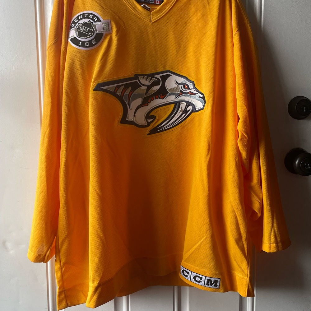 NHL CCM Gold Hockey Jersey